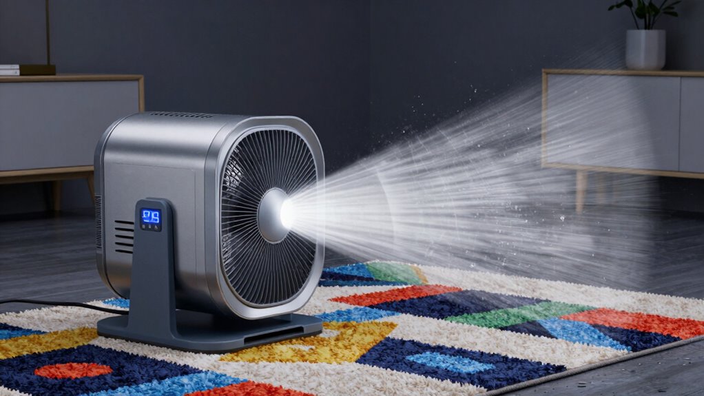 effective rug drying fans