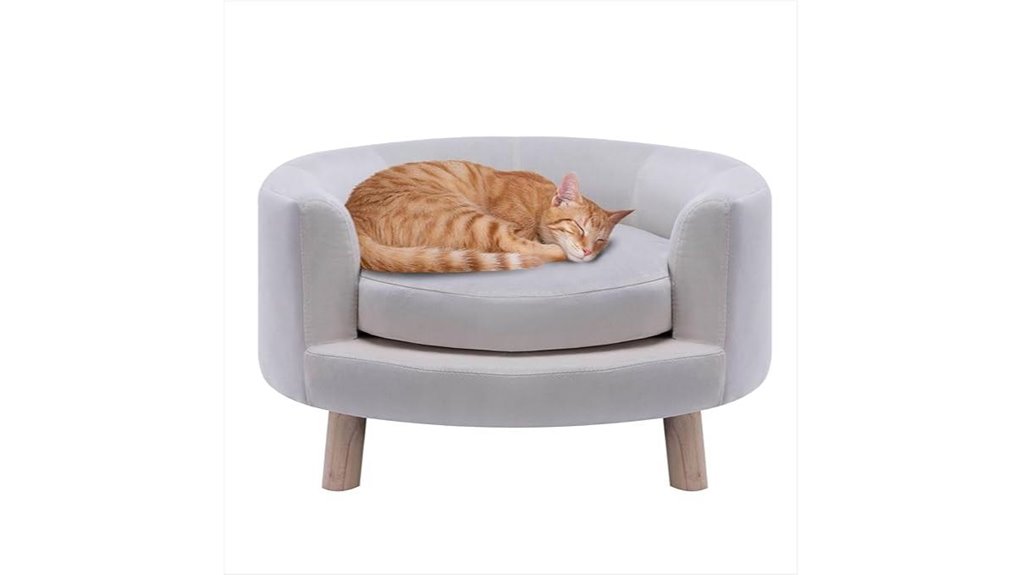 elegant circular pet sofa