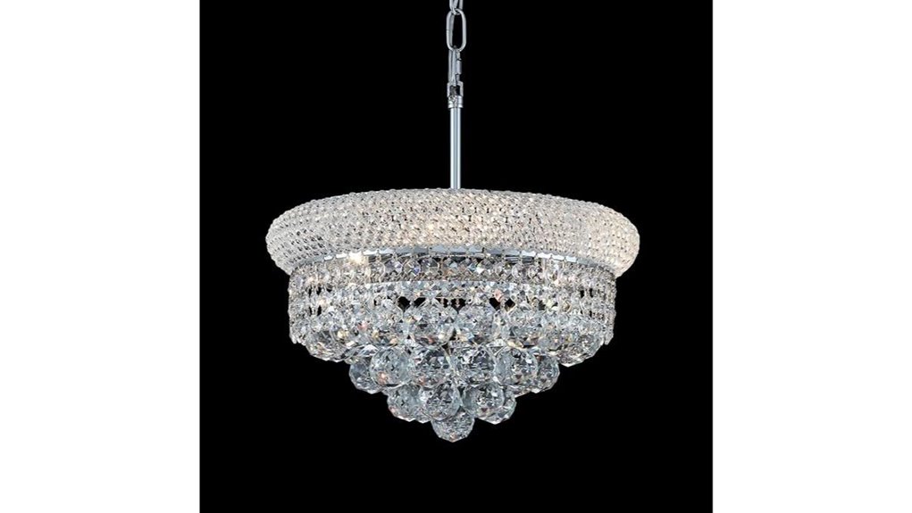 elegant empire crystal chandelier