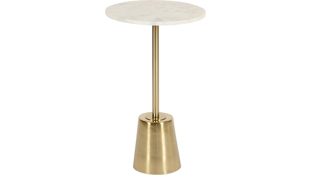 elegant marble side table