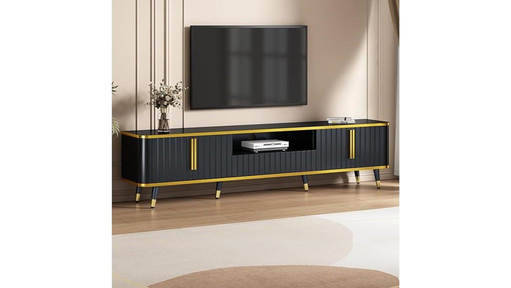 elegant minimalist tv stand