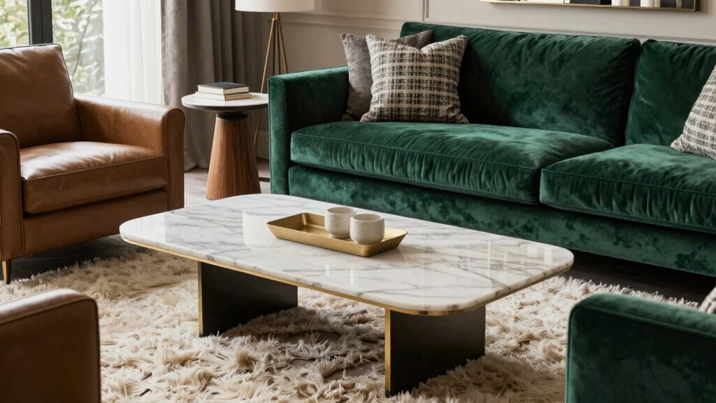 elegant textural contrast