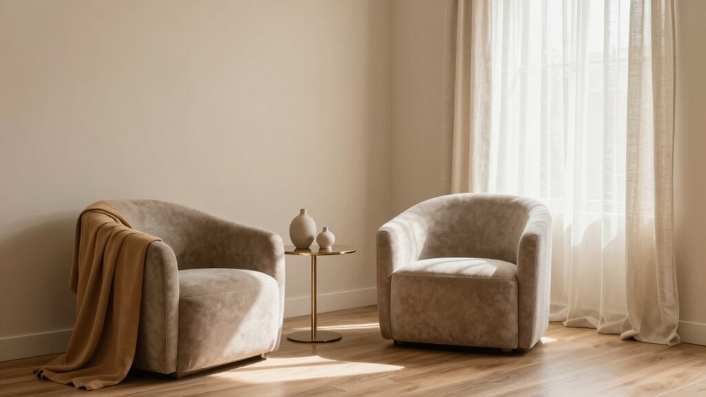 elegant warm neutral tones