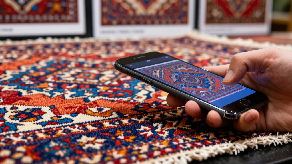 evaluate rug details thoroughly