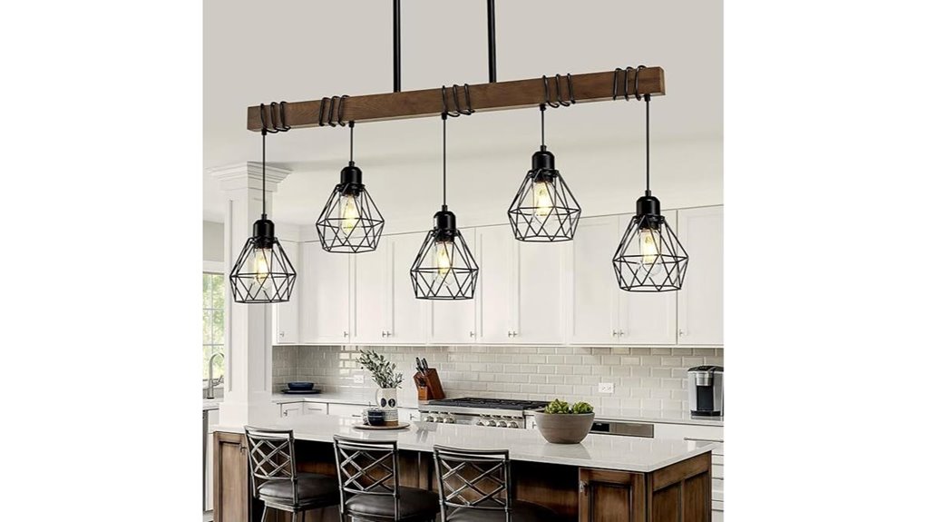 farmhouse metal pendant