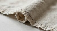 focus on fabric edges