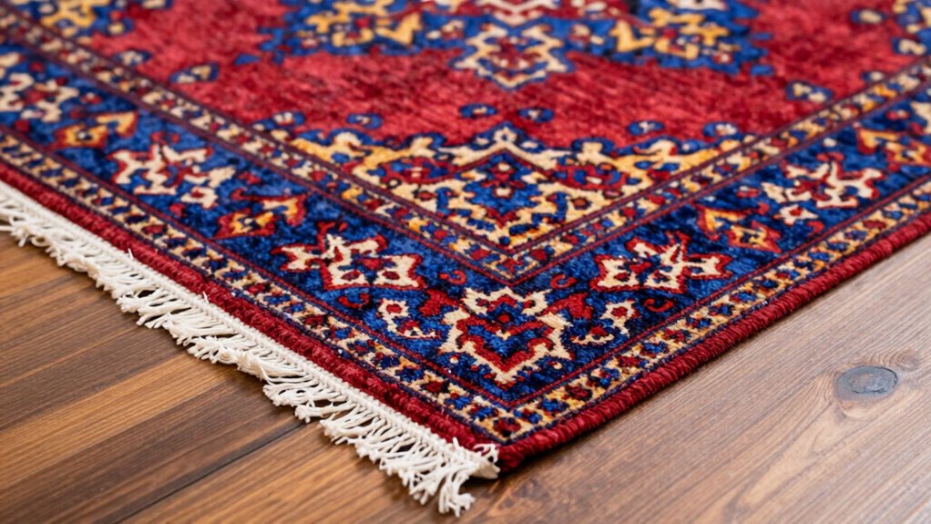 focus on rug condition