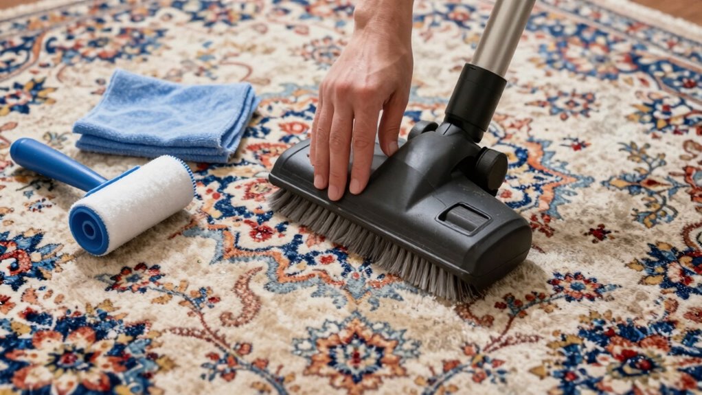 gentle rug cleaning methods