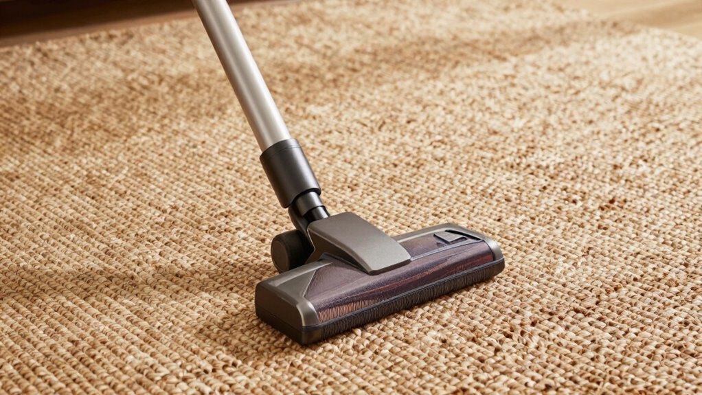 gentle vacuuming fiber friendly technique