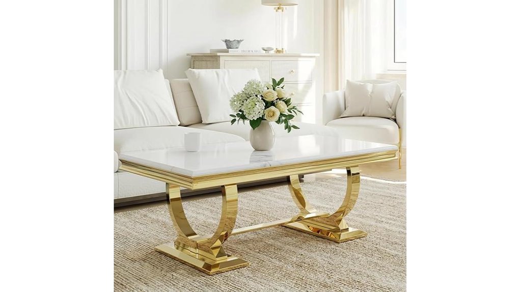 gold and white marble
