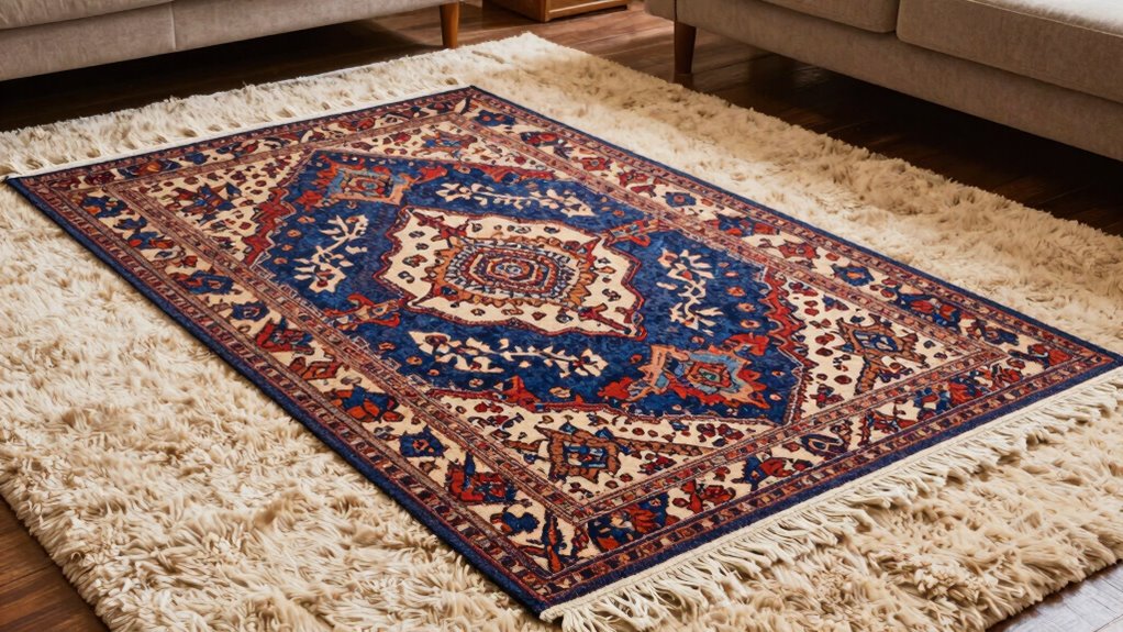 guide to stylish rug layering