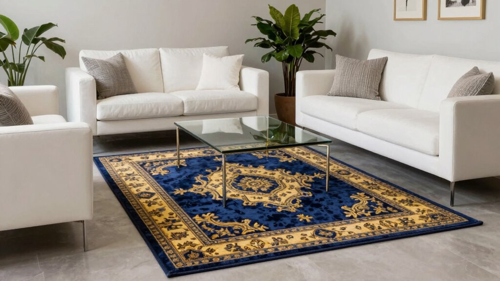 harmonizing rug with decor