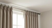 heavy duty long curtain rods