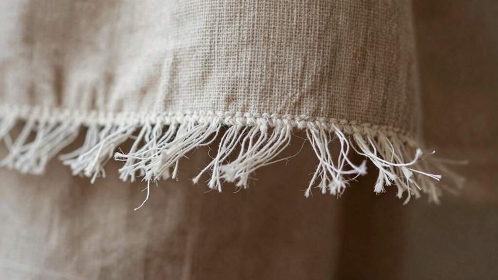 identify and reinforce frayed edges