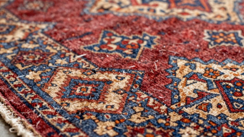 identify authentic vintage rugs