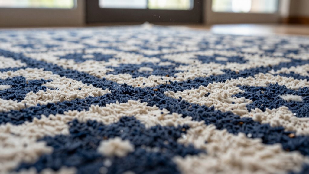 identify rug dirt signs