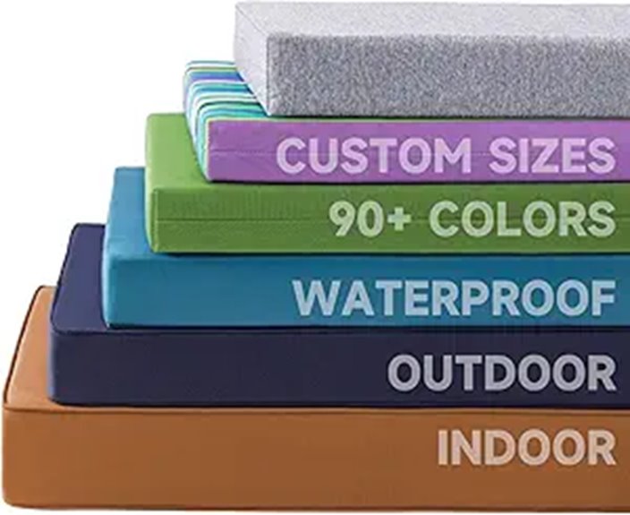 indoor outdoor bench cushion