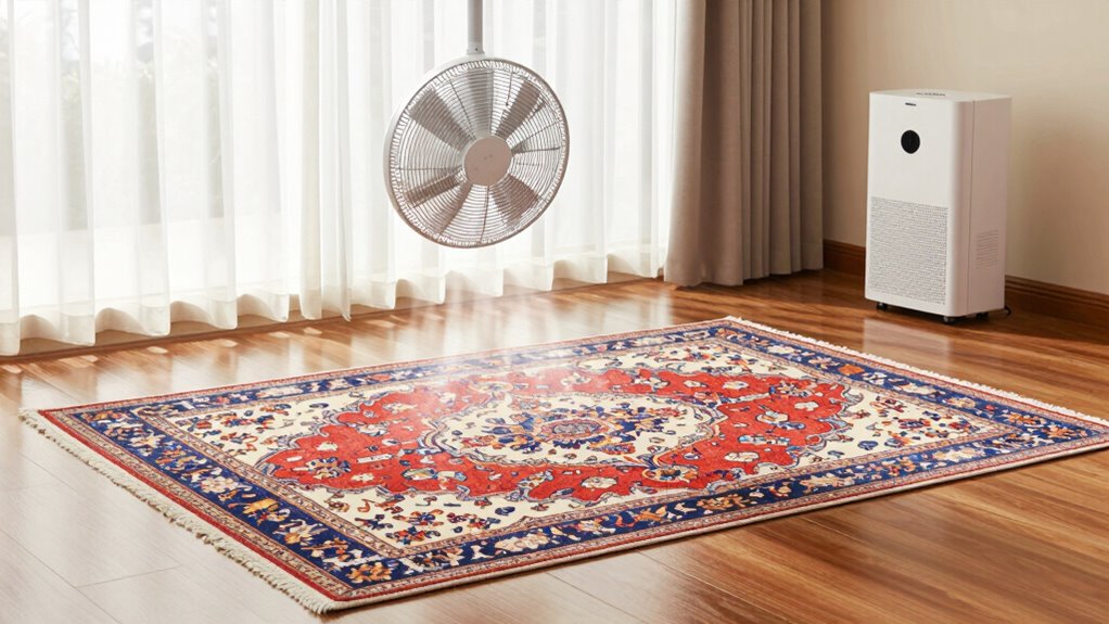 indoor rug drying essentials