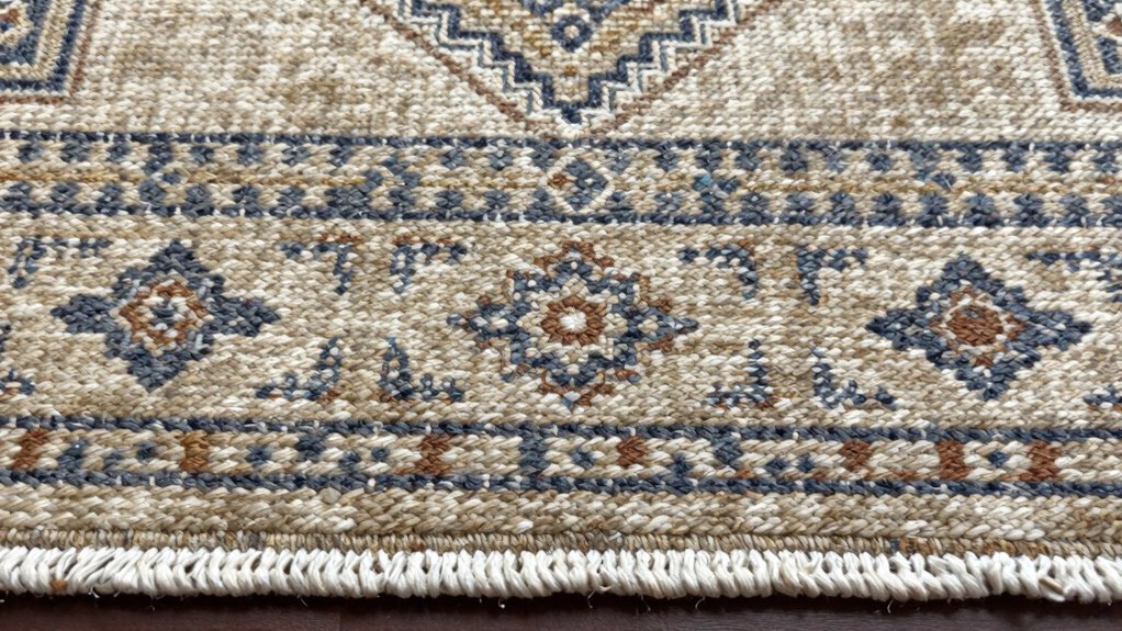 inspect fibers dyes knots