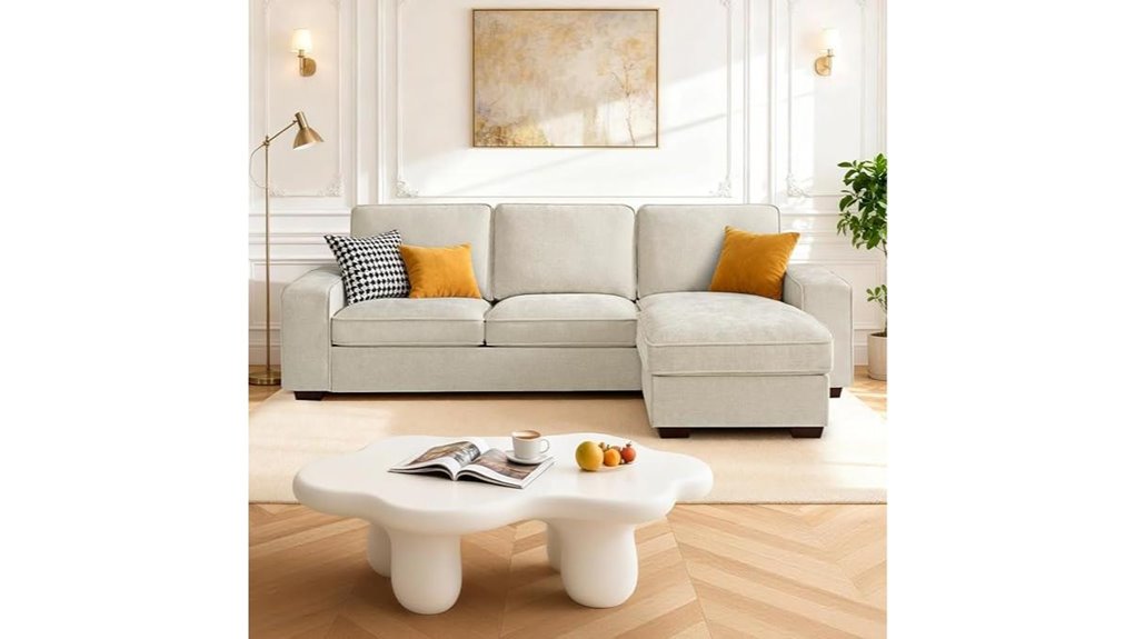 l shaped couch with storage