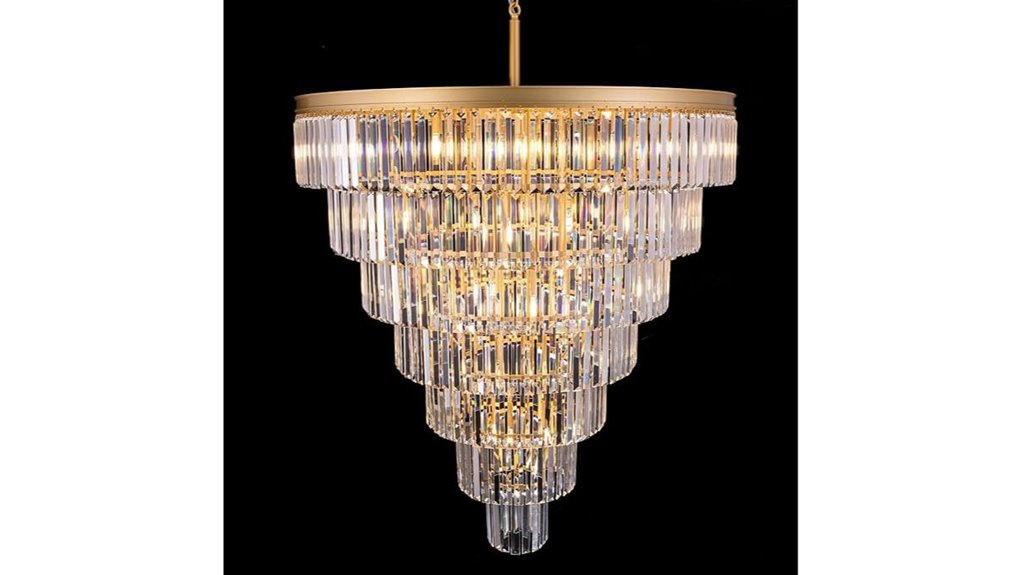 large high ceiling chandelier