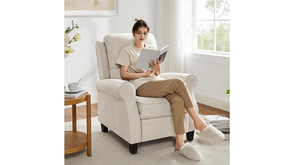 large plush recliner