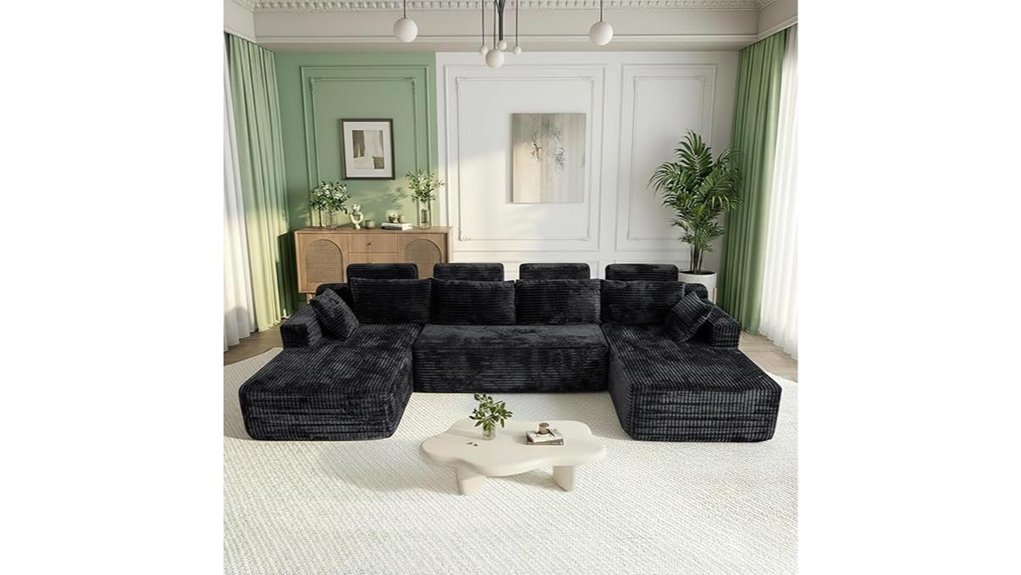 large u shaped sleeper