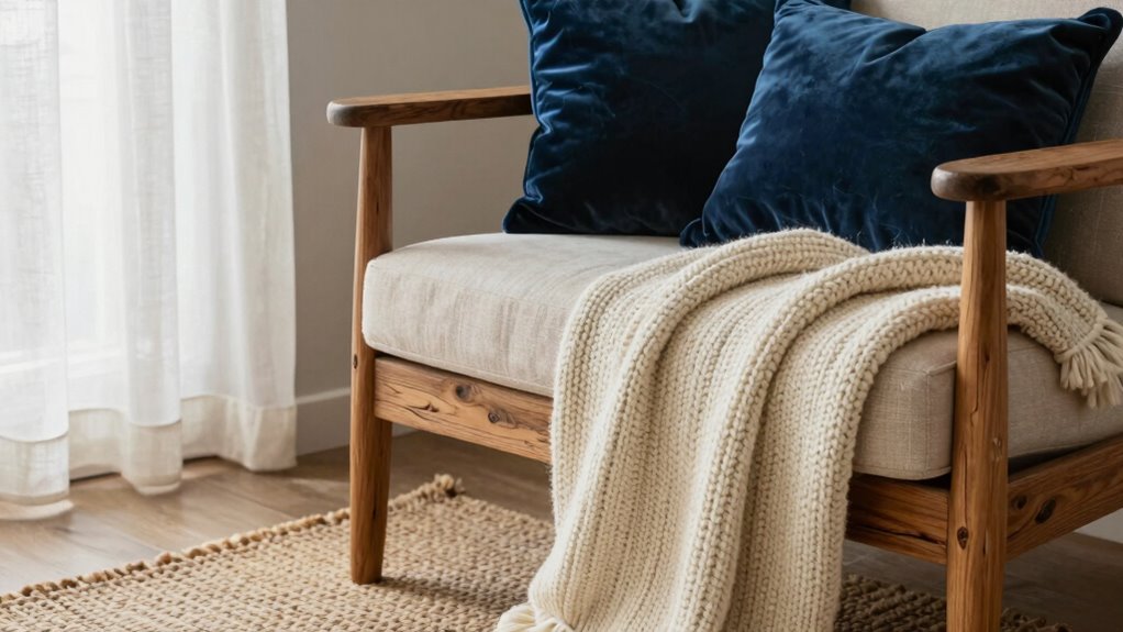 layered textures create warmth