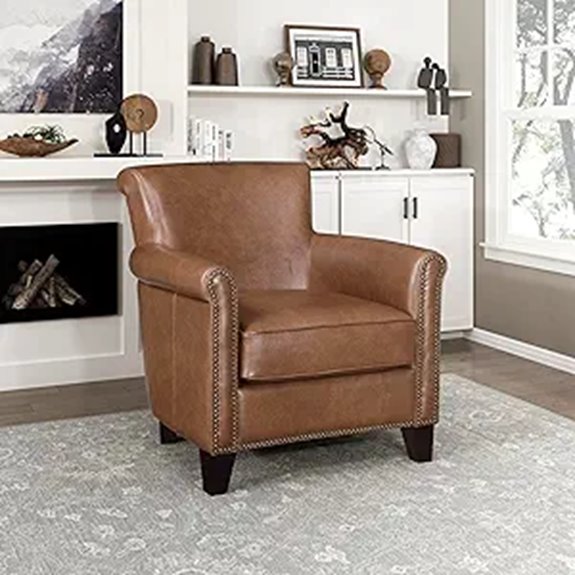 leather accent chair