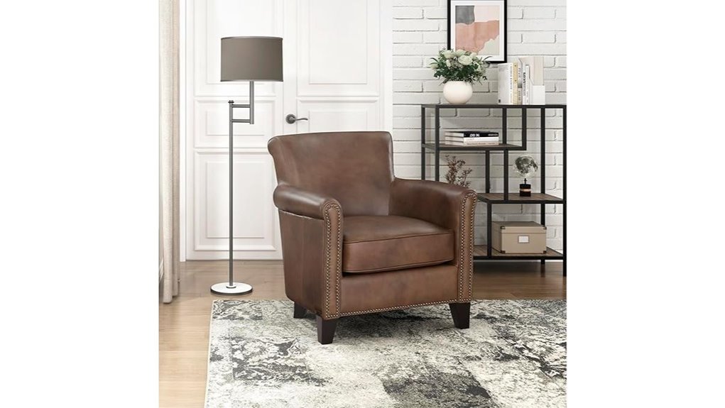 leather accent chair