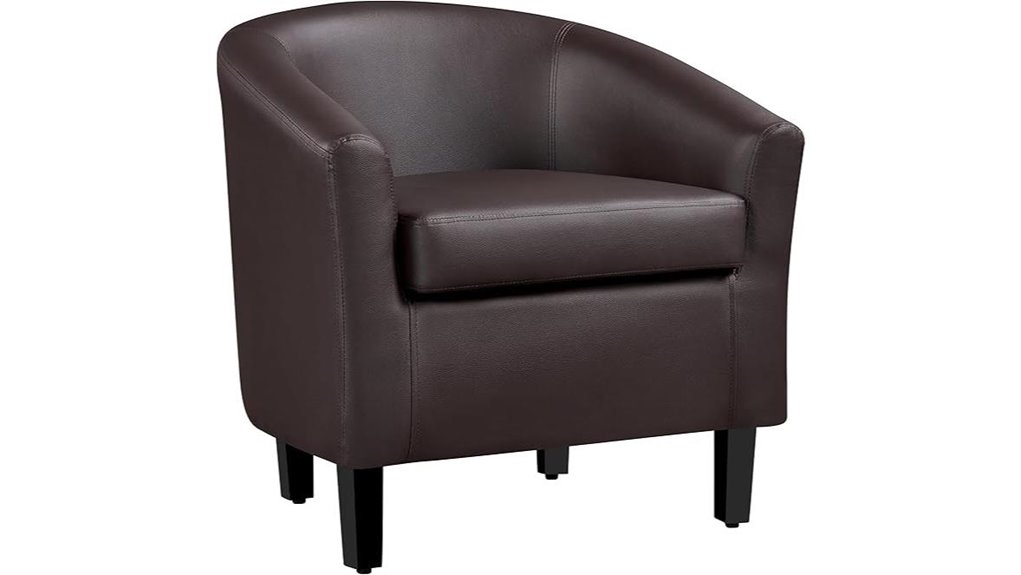 leather club chair