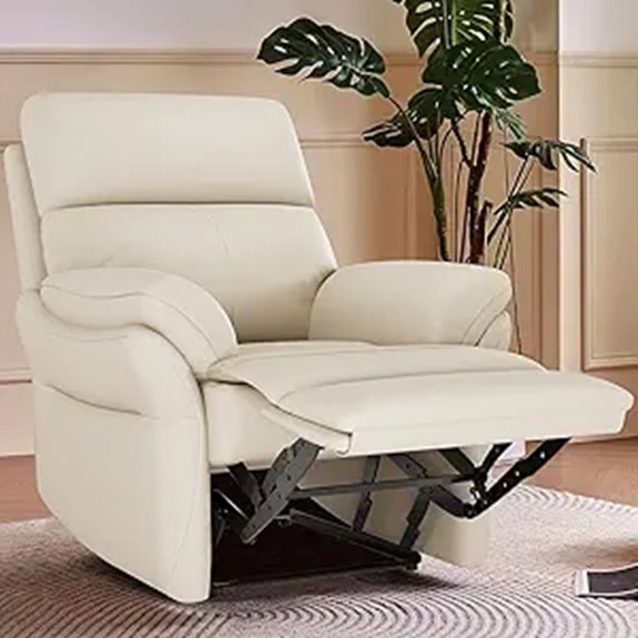 leather recliner for living