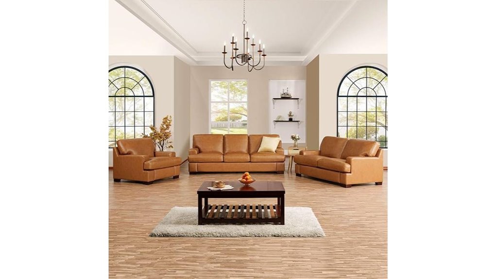 leather sofa set