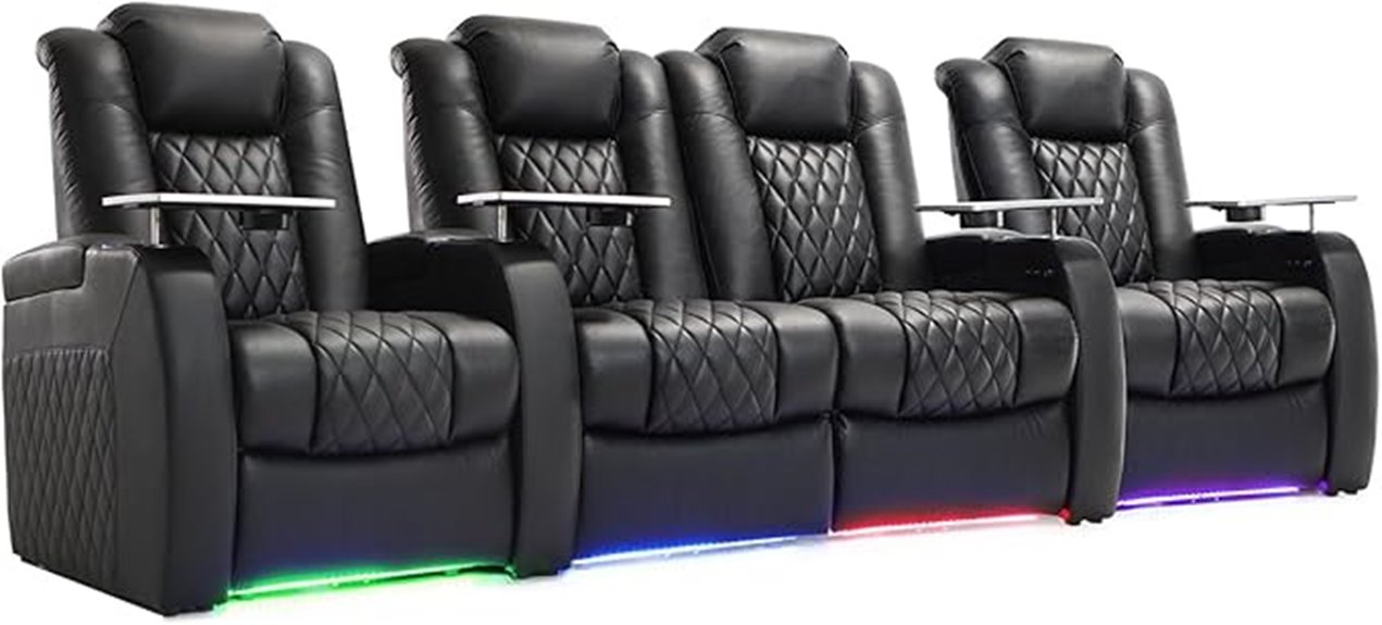 leather zero gravity recliners
