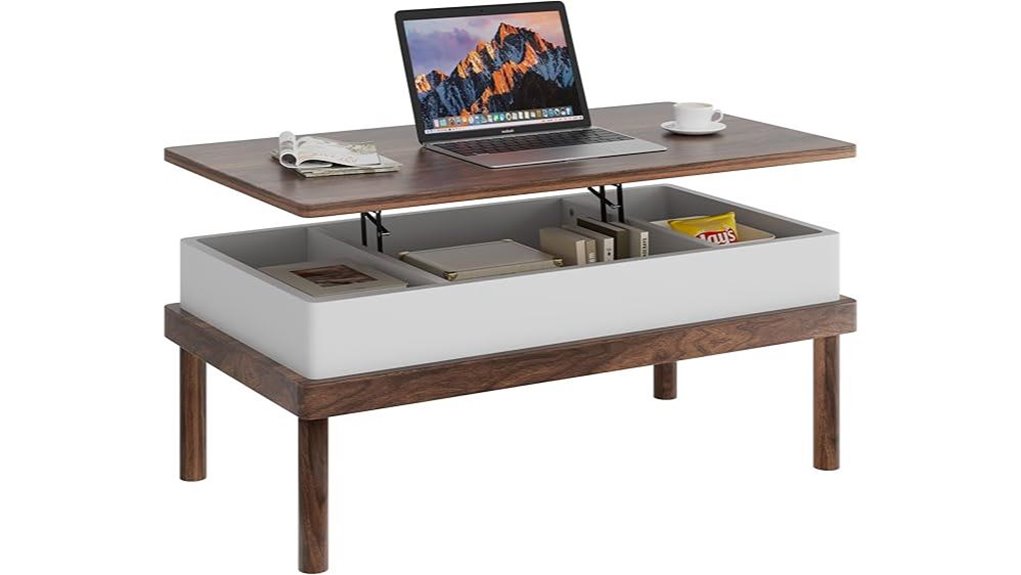 lift top storage coffee table