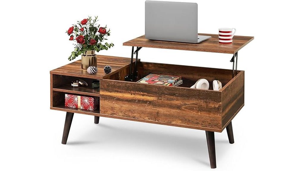 lift top storage coffee table
