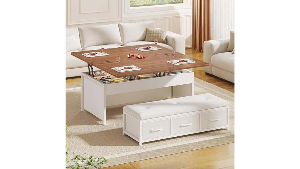 lift top storage table