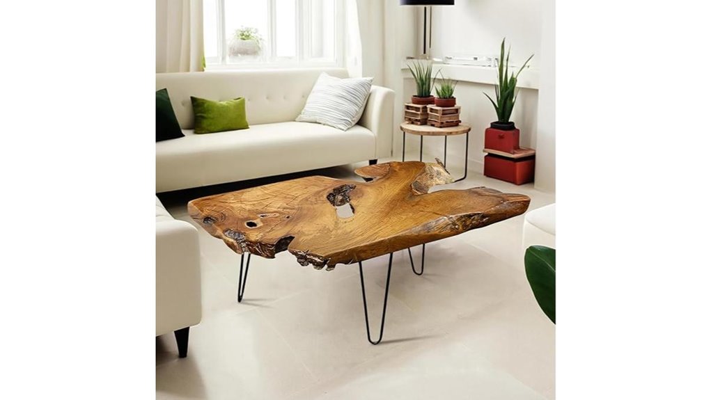 live edge wood table
