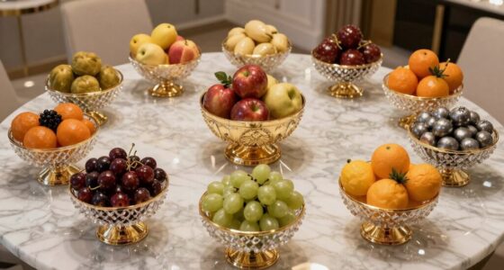 luxurious decorative bowl centerpieces