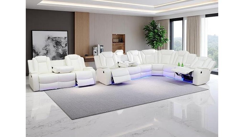 luxurious leather recliner