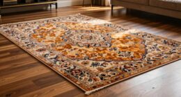 luxurious rugs with strategic lighting