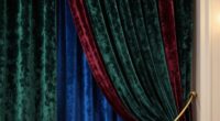 luxurious soundproof velvet curtains