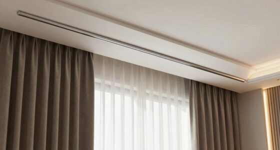 luxury ceiling track curtains