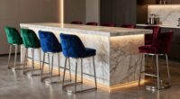 luxury counter height stools