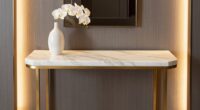 luxury entryway console tables