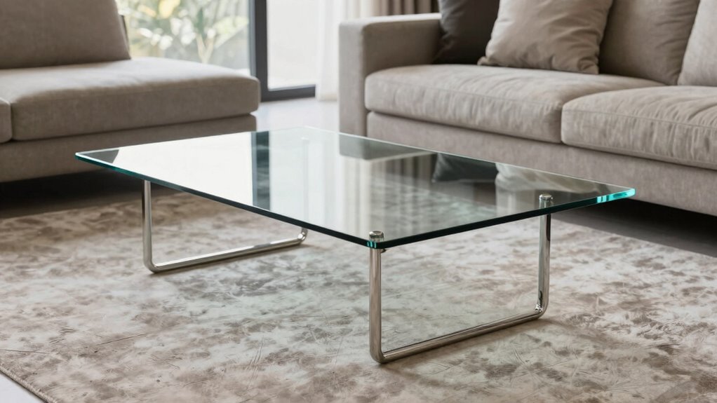 luxury glass coffee tables