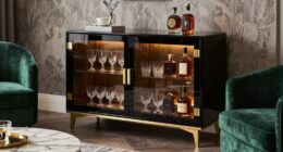 luxury living room bar cabinets