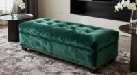 luxury living room ottomans