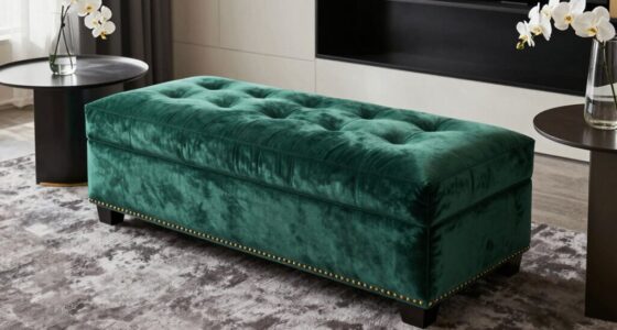 luxury living room ottomans