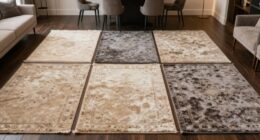 luxury low pile dining rugs